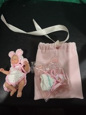 Mini bambola bambina silicone