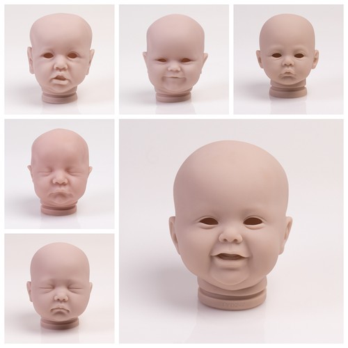 Reborn baby dolls head - baby, kit